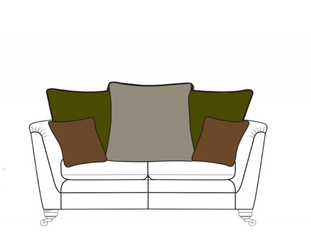 Alstons Alstons Darwin 2 Seater Pillowback Sofa