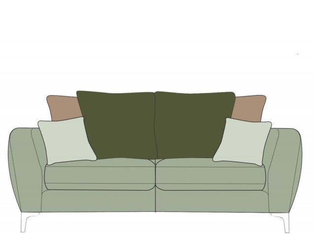 Alstons Alstons Inka 3 Seater Pillowback Sofa