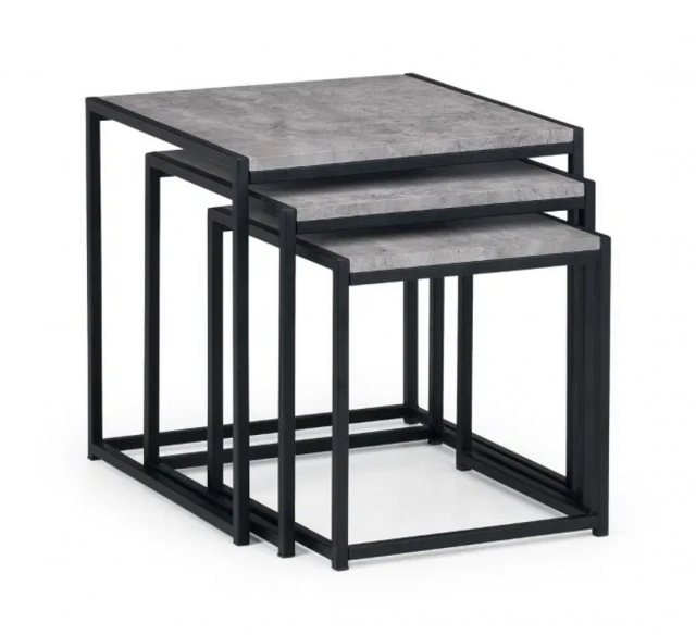 Julian Bowen Julian Bowen Staten Concrete Nest Of Three Tables
