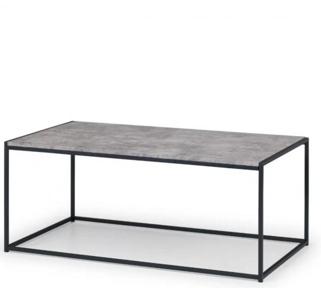 Julian Bowen Julian Bowen Staten Concrete Effect Rectangular Coffee Table