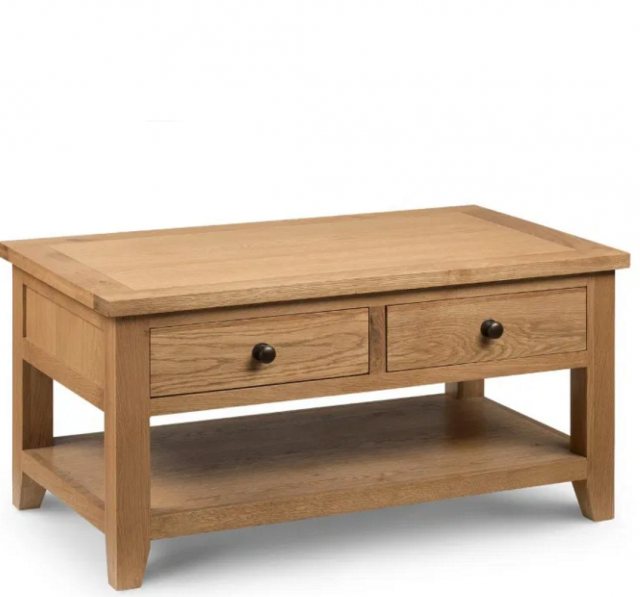 Julian Bowen Julian Bowen Astoria Coffee Table With 2 Drawers