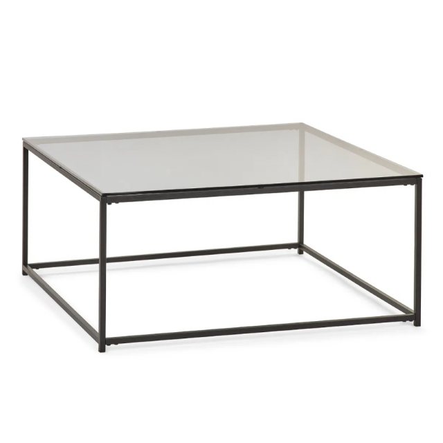 Julian Bowen Julian Bowen Chicago Rectangular Coffee Table Smoked Glass