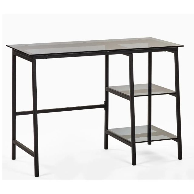 Julian Bowen Julian Bowen Chicago Desk Smoked Glass