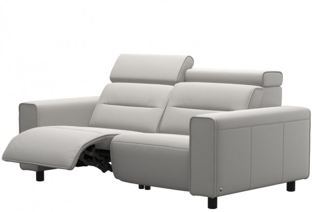 Stressless Stressless Emily 2 Seater Sofa With 1 Powered Recliner & Wide Arms
