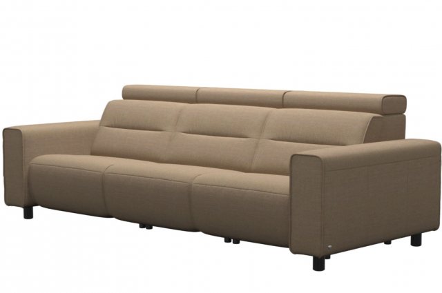 Stressless Stressless Emily 3 Seater Sofa With 1 Powered Recliner & Wide Arms