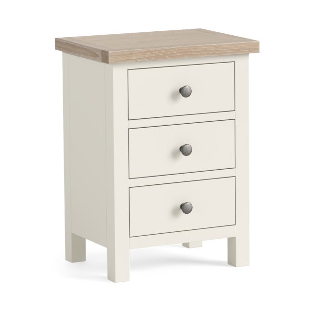 Global Home Global Home Modern Country 3 Drawer Bedside Chest