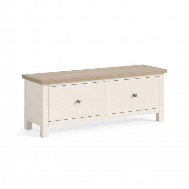 Global Home Global Home Modern Country Large 2 Drawer Bench