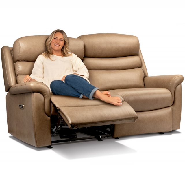 Sherborne Upholstery Sherborne Upholstery Leyburn 2 Seater Powered Recliner Sofa With Recharging Battery