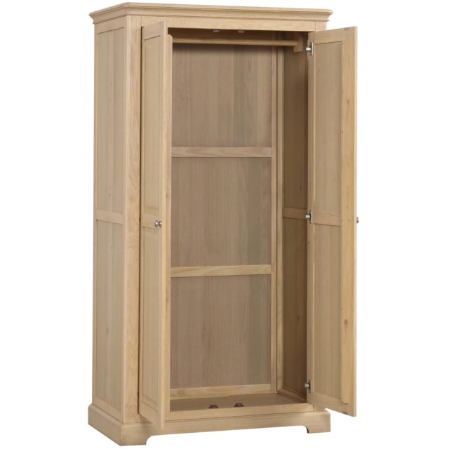 Devonshire Living Devonshire Lydford Oak All Hanging Double Wardrobe