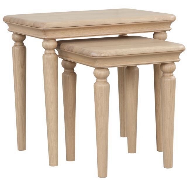 Devonshire Living Devonshire Lydford Oak Nest Of Two Tables