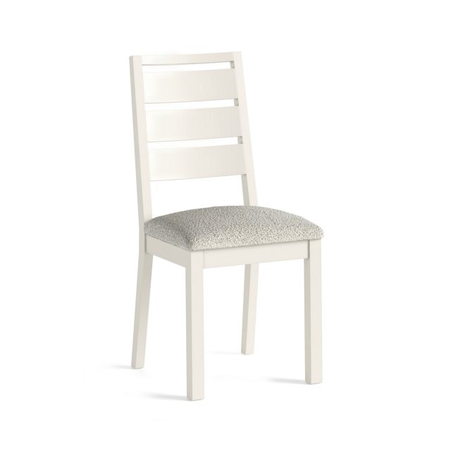 Global Home Global Home Modern Country Dining Chair Boucle White Pad