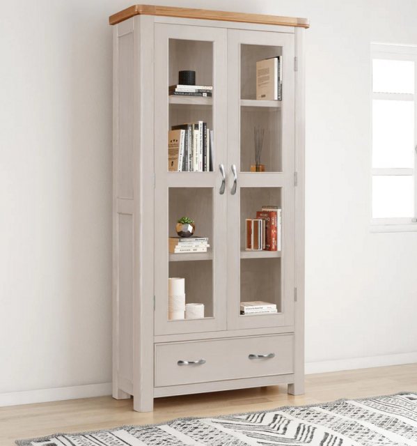 Papaya Trading Papaya Trading Chatsworth Display Cabinet With Glass Doors