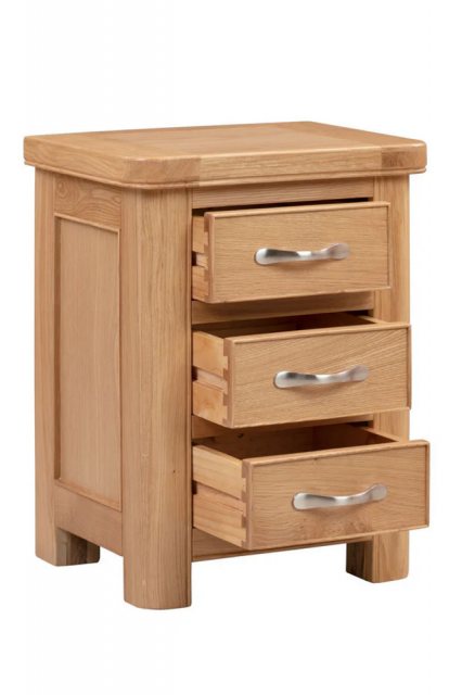 Papaya Trading Papaya Trading Chatsworth Bedside Chest With 3 Drawers