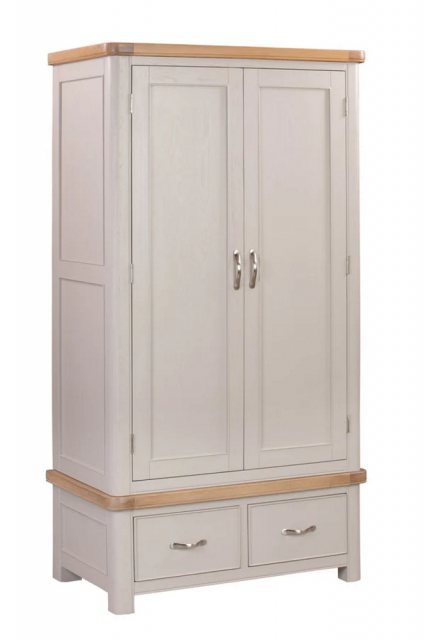 Papaya Trading Papaya Trading Chatsworth Double Wardrobe With 2 Drawers
