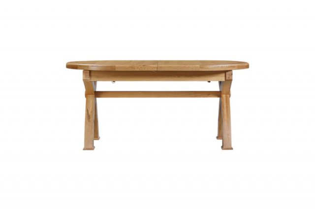 Papaya Trading Papaya Trading Kingsbury Oval Extending Cross Leg Dining Table