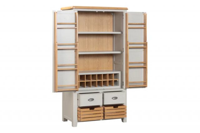 Papaya Trading Papaya Trading Kingsbury Double Larder Cupboard