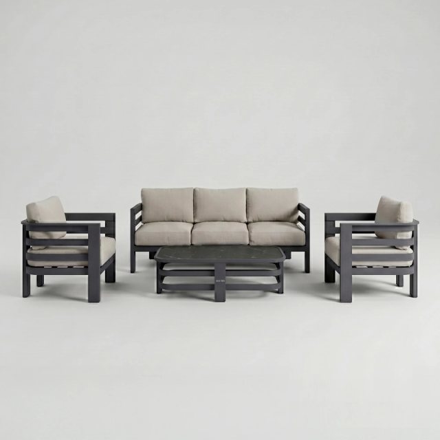 Hafren Outdoor Hafren Outdoor Andros 5 Seater Lounger Set