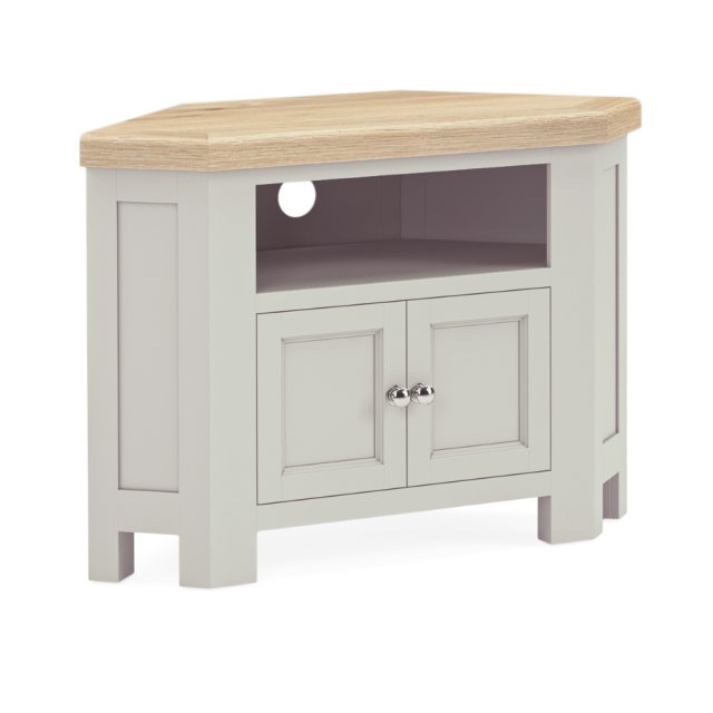 Corndell Corndell Salcombe Corner TV Unit With 2 Doors