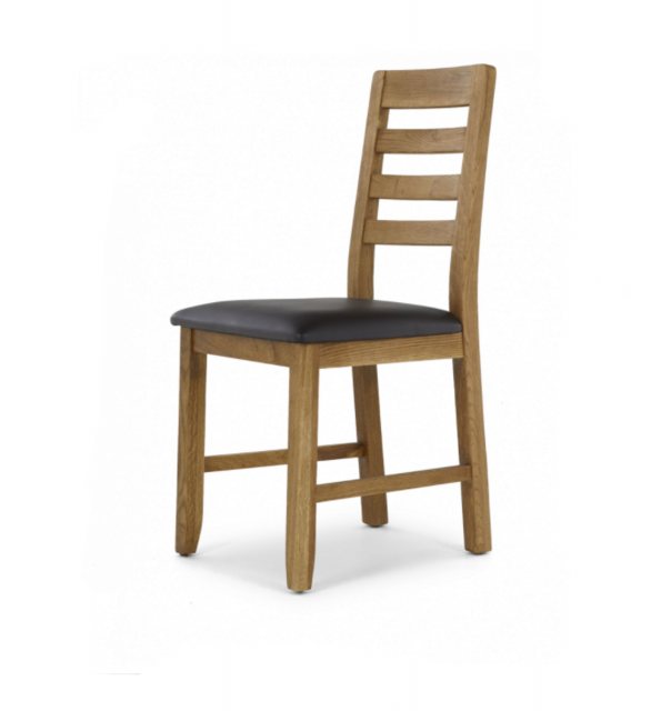 Corndell Corndell Bergen Brown PU Leather Dining Chair