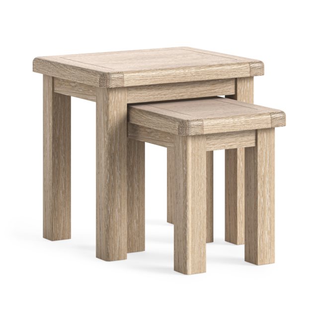 Corndell Corndell Normandy Whitewash Nest Of Tables