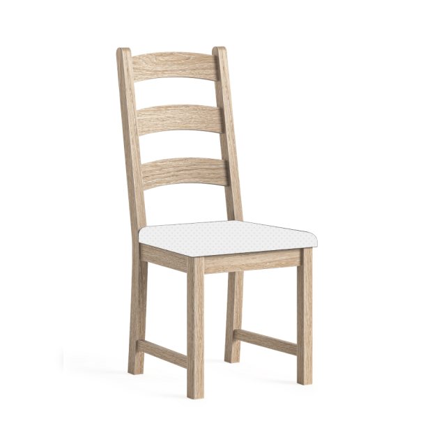 Corndell Corndell Normandy Whitewash Ladder Back Dining Chair