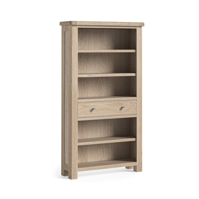 Corndell Corndell Normandy Whitewash Large Bookcase