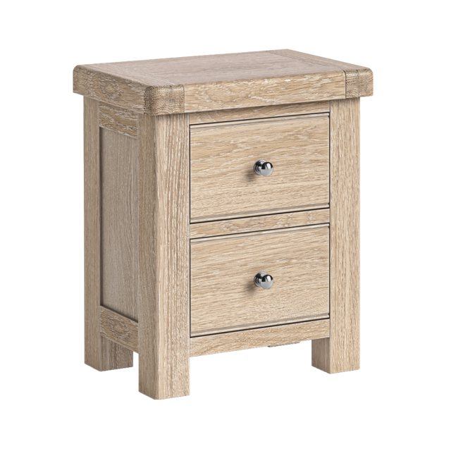Corndell Corndell Normandy Whitewash Small Bedside