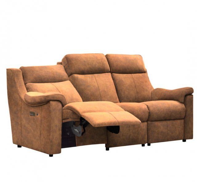 Parker Knoll Parker Knoll Arizona 3 Seater Double Power Plus Recliner Sofa With Headrest, Lumbar & Heated Seats