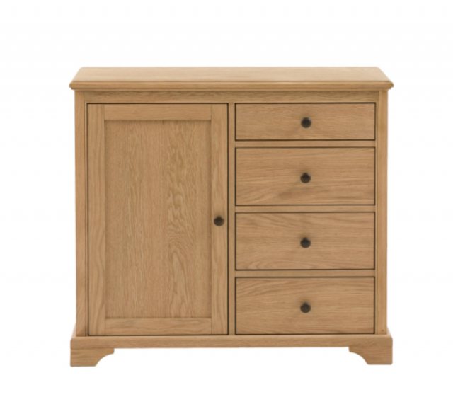 Gallery Direct Gallery Direct Malvern 1 Door 4 Drawer Sideboard