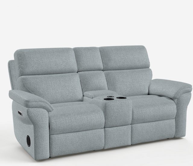 La-Z-Boy La-Z-Boy Dixie 2 Seater Powered Recliner Sofa With Head Tilt & Console