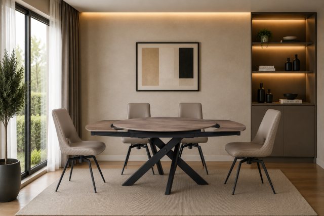 Carlton Furniture Carlton Furniture Milan Small Extending Dining Table