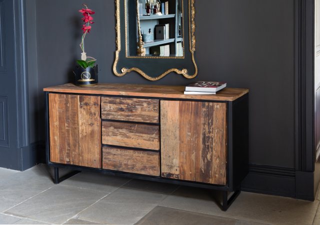 Carlton Furniture Carlton Furniture Sleeper Wood 3 Drawer 2 Door Sideboard