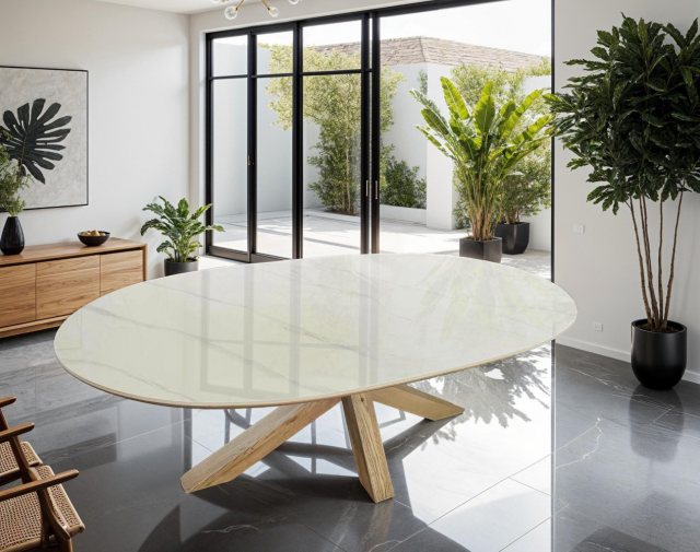 Carlton Furniture Carlton Furniture Barkington 2.2 Sintered Stone Dining Table