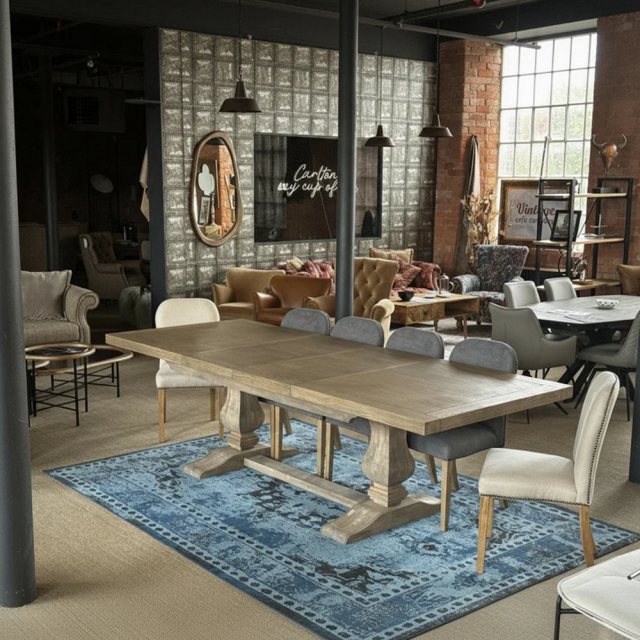 Carlton Furniture Carlton Furniture Windmere Monastry Extending Dining Table