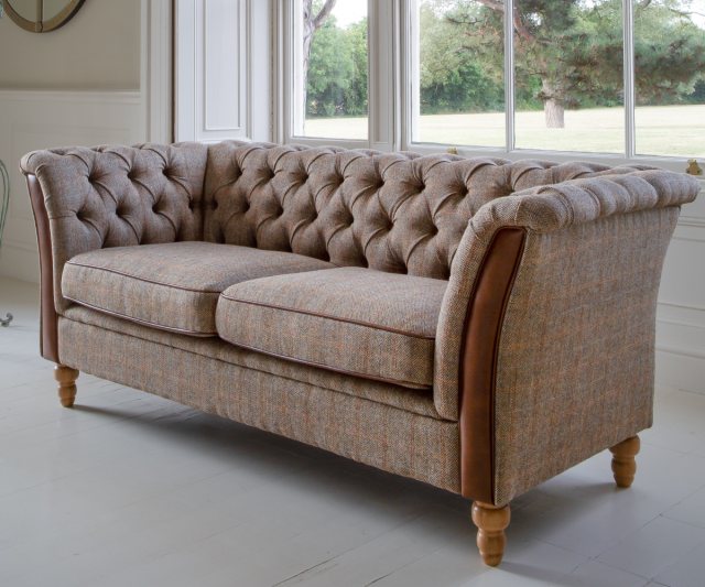 Vintage Sofa Company Vintage Sofa Company Granby 2 Seater Hunting Lodge Fabric Sofa