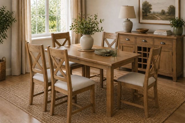 Hafren Collection Hafren Collection Sherlock Tewkesbury 130cm - 180cm Extending Dining Table