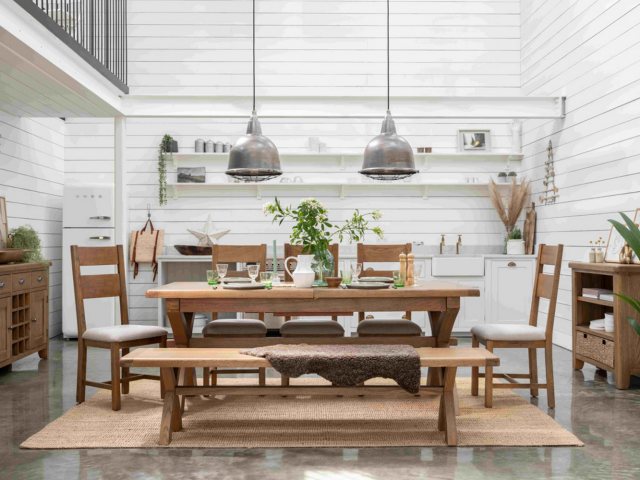 Hafren Collection Hafren Collection Sherlock Tewkesbury X Leg Extending Dining Table