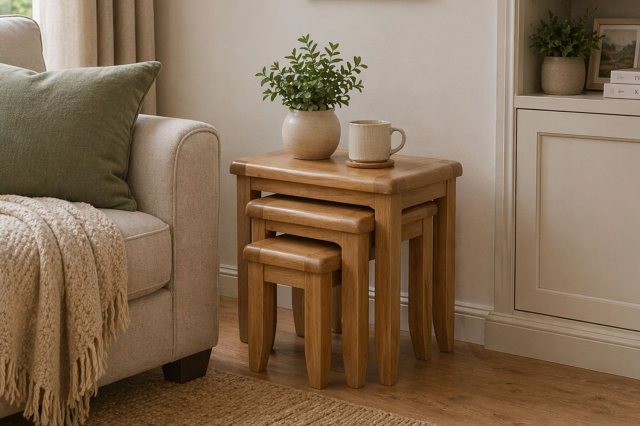 Hafren Collection Hafren Collection Sherlock Tewkesbury Nest Of Tables