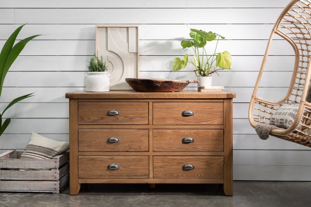 Hafren Collection Hafren Collection Sherlock Tewkesbury 6 Drawer Wide Chest