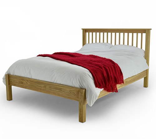 Metal Beds Metal Beds Ashbourne King Size Solid Oak Bed Frame