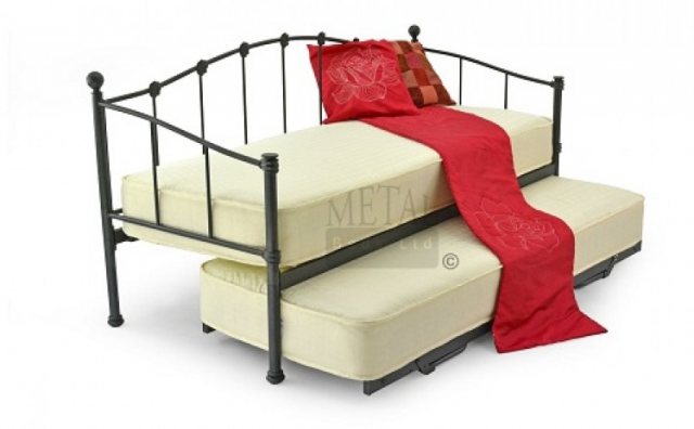 Metal Beds Metal Beds Paris Day Bed including Underbed