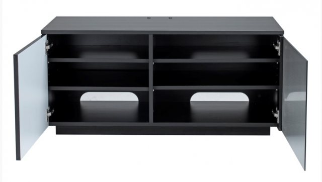 Uk Cf New City Paris Black Flat Pack Tv Media Unit Tv Media