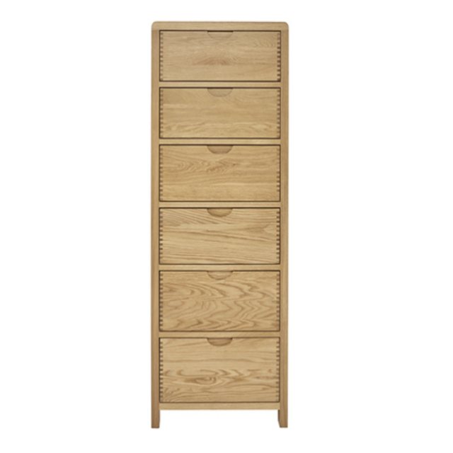 Ercol Ercol Bosco 6 Drawer Tall Chest