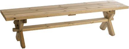 Alexander Rose Alexander Rose Pine Farmers Bench 6ft