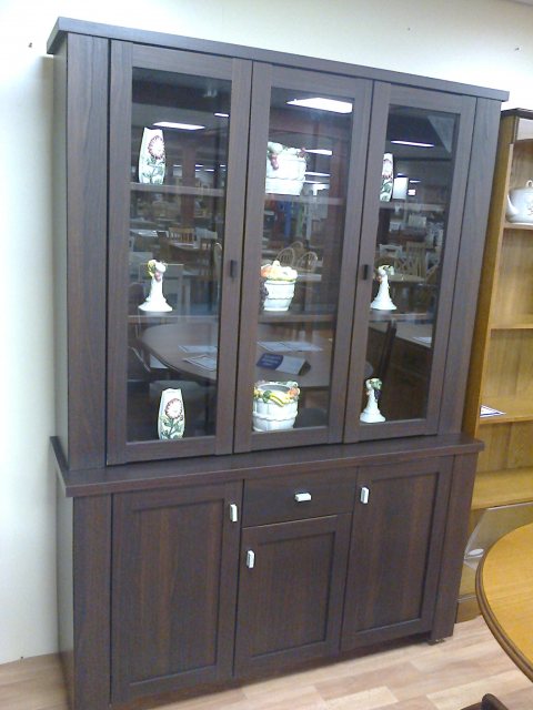 Caxton Caxton Cambridge 3 Door Glazed Display Cabinet