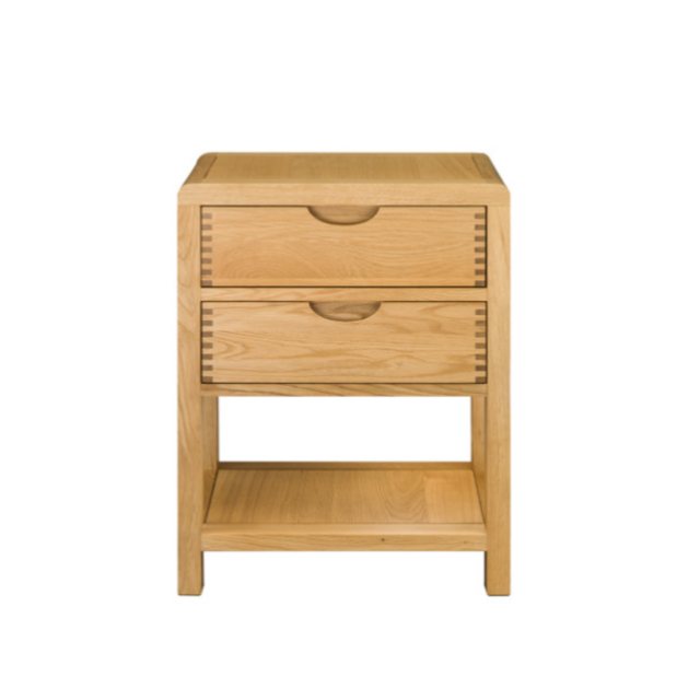 Ercol Ercol Bosco 2 Drawer Bedside Cabinet