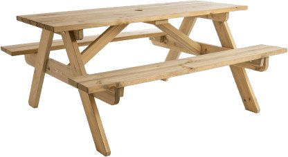 Alexander Rose Alexander Rose Pine Woburn Picnic Table 5ft