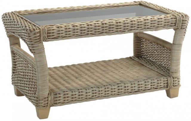 Desser Desser Arlington Coffee Table With Glass Top