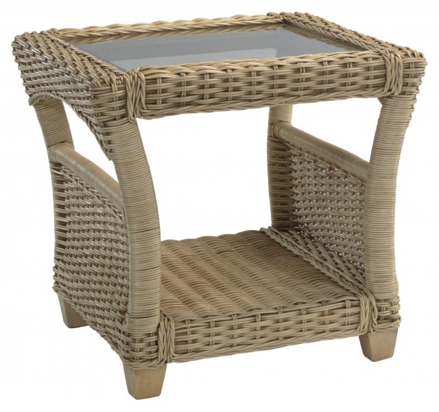 Desser Desser Arlington Lamp Table With Glass Top