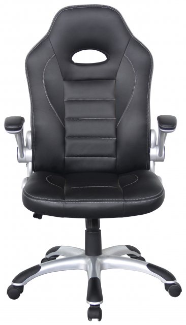 Alphason Alphason Office Chairs Talladega Black Faux Leather Racing Chair